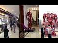 Lifestyle - Craft | This man has a life-size Iron man suit at home.
