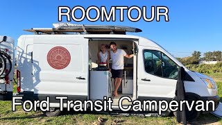 ROOMTOUR Campervan Ford Transit H2 L3 I Tim & Hannah machen Ihr Sabatical im Vanlife in Europa