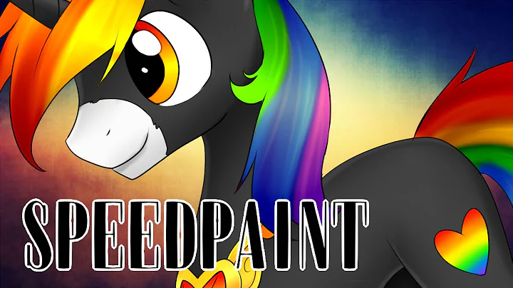 Rainbow Heart Commission [MLP Speedpaint]