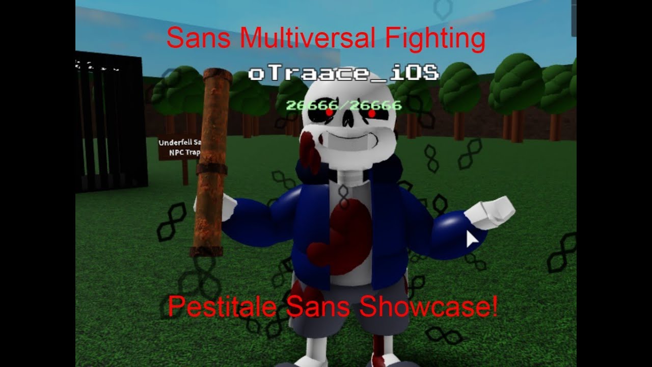 Roblox | Sans Multiversal Fighting | Pestitale Sans Showcase! - YouTube