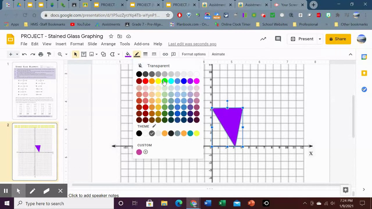 Using the Polyline Feature in Google Slides - YouTube