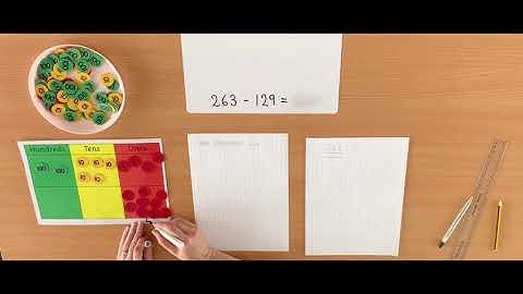 Year 3 - Subtraction - Place value counters