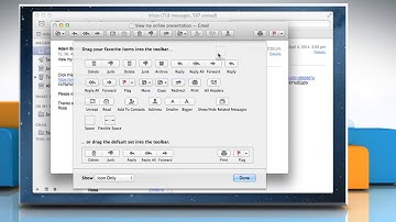 How to Customize Mail Toolbar in Mac® OS X™
