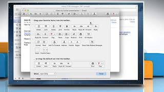 How to Customize Mail Toolbar in Mac® OS X™
