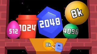 2048 Lucky: Merge Ball & Win Reward - Unlock 8K Balls! (Egg, Diamond, Cup, Club) screenshot 5
