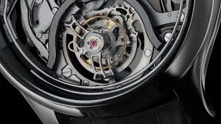 H. Moser & Cie. Endeavour Minute Repeater Cylindrical Tourbillon Skeleton Cosmic Rain