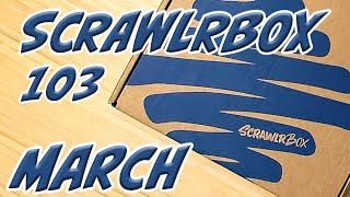 Scrawlrbox March 103 - Unboxing Art Supplies Subscription Box - March 2024