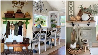 Top 100+ English country farmhouse decor inspiration.English country farmhouse style decorating tips