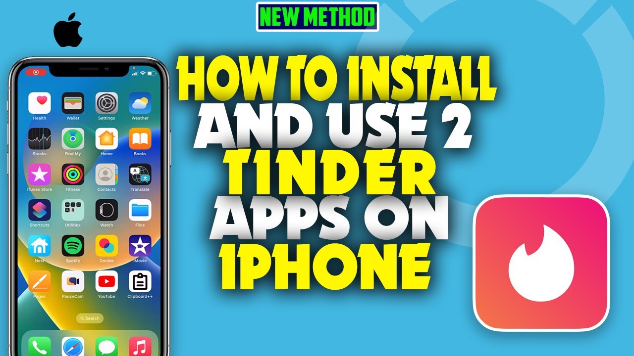 how to install and use 2 Tinder Apps on iPhone 2023 - YouTube
