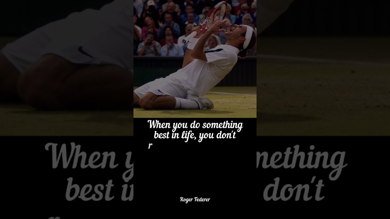 Life Lessons from the Tennis Superstar Roger Federer 