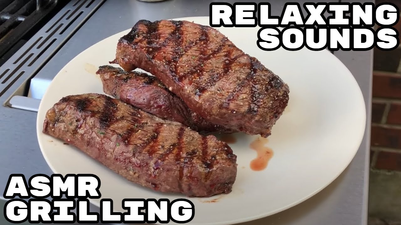 ASMR Cooking: Seared Sirloin Steak Fajitas On Warm Tortillas! *No Talking Version*