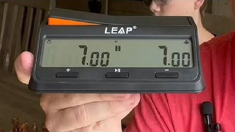 LEAP Chess Clock Digital Chess Timer, Adds a whole new element to the game! Super Fun!