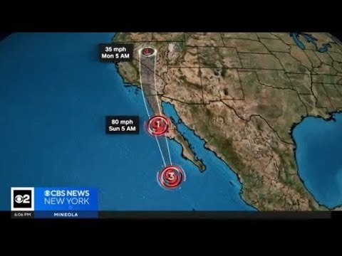 Category 1 Hurricane Hilary barrels toward California, still ...