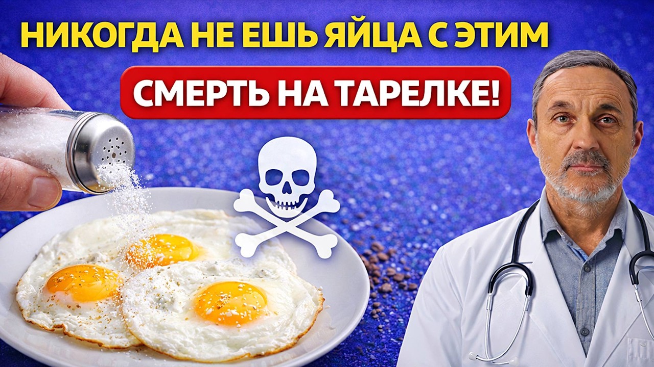 Врачи молчат, но я скажу: с этим ЯЙЦА становятся ЯДОМ после 50 лет!
