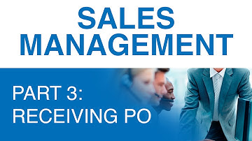 SALES MANAGEMENT pt.3 RECEIVING PO