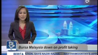 16-05-2013-Bursa Malaysia Down on Profit Taking