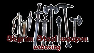 16 Scale Skyrim Steel Weapon Unboxing
