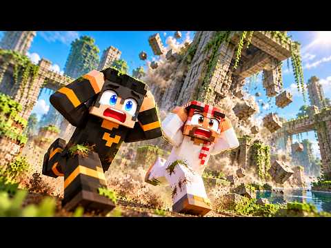 Minecraft, but we discovered a lost city that no one knows about! Impossible!!? 😨😱
