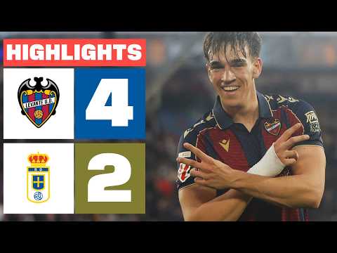 LEVANTE UD 4 -  2 REAL OVIEDO | RESUMEN LALIGA EA SPORTS