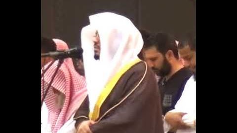 الشيخ د. ياسر الدوسري يقرأ آيات الحج بالصبا الباكي.