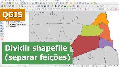 Dividir shapefile (separar feições) no QGIS