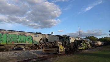 CSX SD40-3 4004 w/ Nice K5LA Leads Manifest Q582-01 on 10/2/20