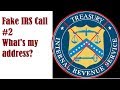 Fake IRS Scambait Call #2 - Scammer gets flustered and drops call
