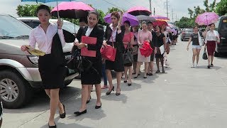 What Are All These Women Waiting In Line For ? : Angeles City, Philippines