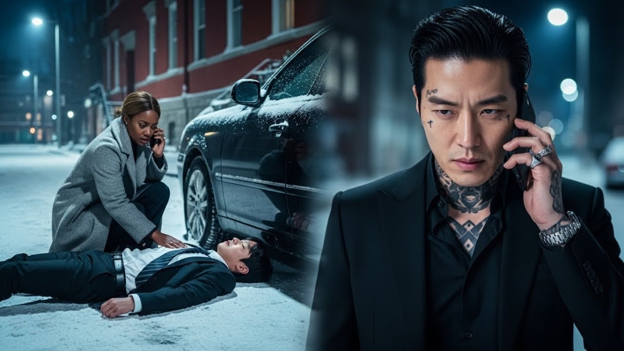A Poor Black Girl Calls a Korean Mafia Boss and Says His Son Fell on the Street and Cannot Get Up.