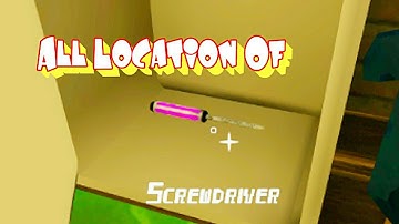 All Location Of Screwdriver In Smiling X Corp 2