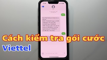 Cách kiểm tra gói cước Viettel