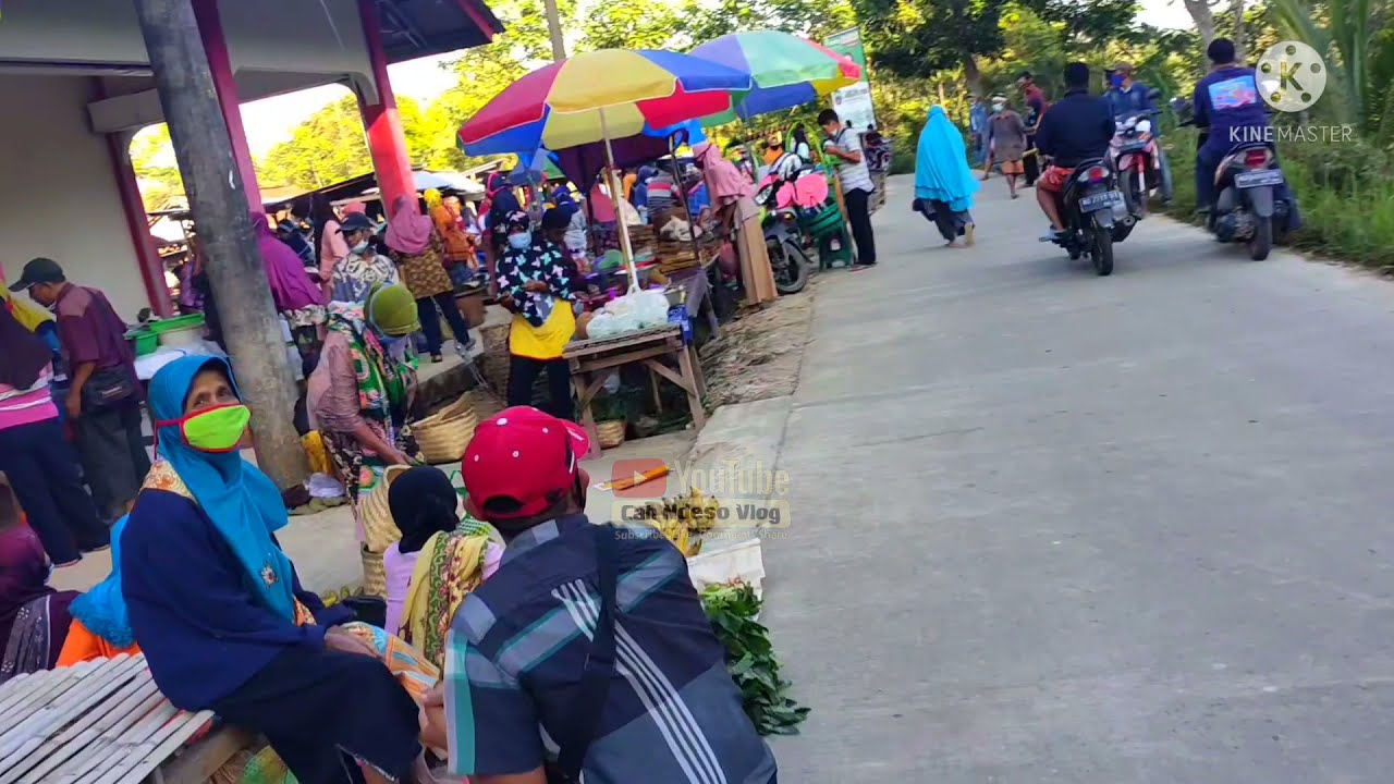 SUASANA KAMPUNG || PASAR PON DESA JEBLOGAN KARANGTENGAH,WONOGIRI ,ASRI
