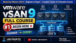 #1 VMware vSAN 9 Full Course | Beginner to Expert Hands-On Training