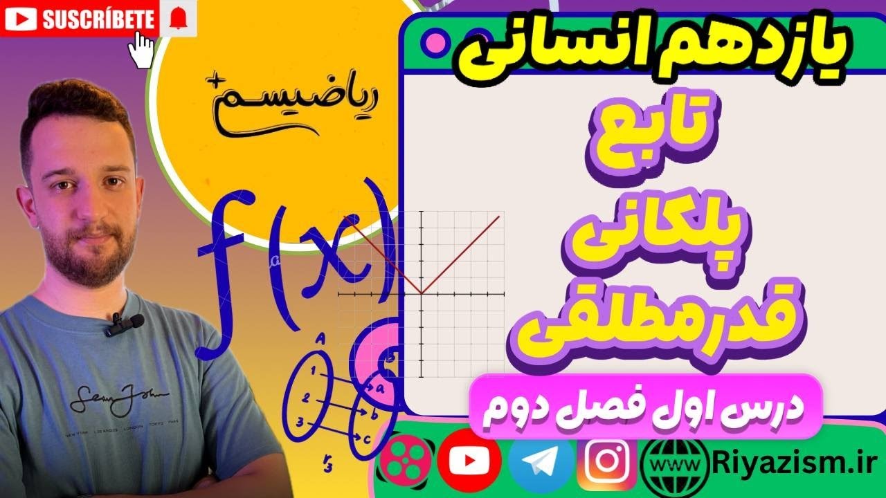 ریاضی یازدهم انسانی تابع پلکانی و قدرمطلقی درس دوم فصل دوم نسخه ابتدایی