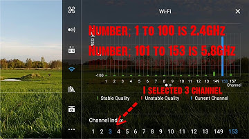 How change channel  5.8GHz to 2.4GHz DJi Mavic Air