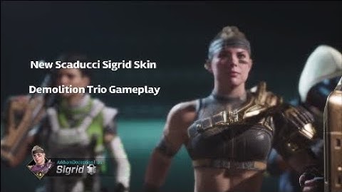 New Scaducci Sigrid Skin( Demolition Trio Gameplay): Rogue Company | xArkhamdeceptionx
