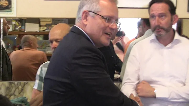 'Australian Prime Minister Scott Morrison's special moment in Sisto's seat @ Pellegrini's