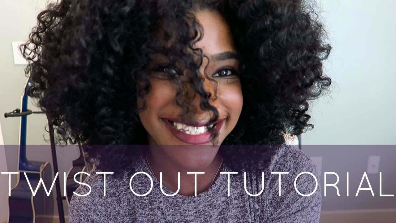 Natural Hair Twist Out Tutorial Youtube