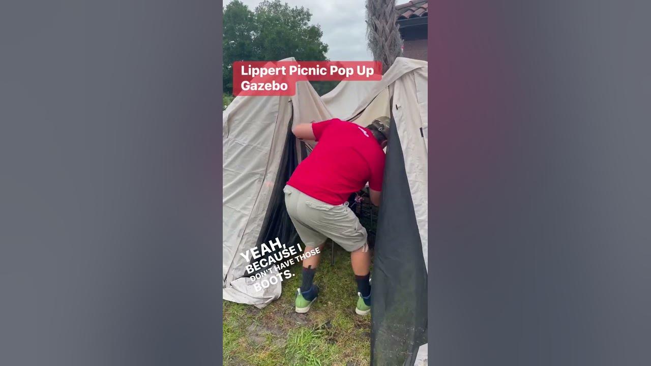 Lippert Picnic Pop Up Gazebo YouTube