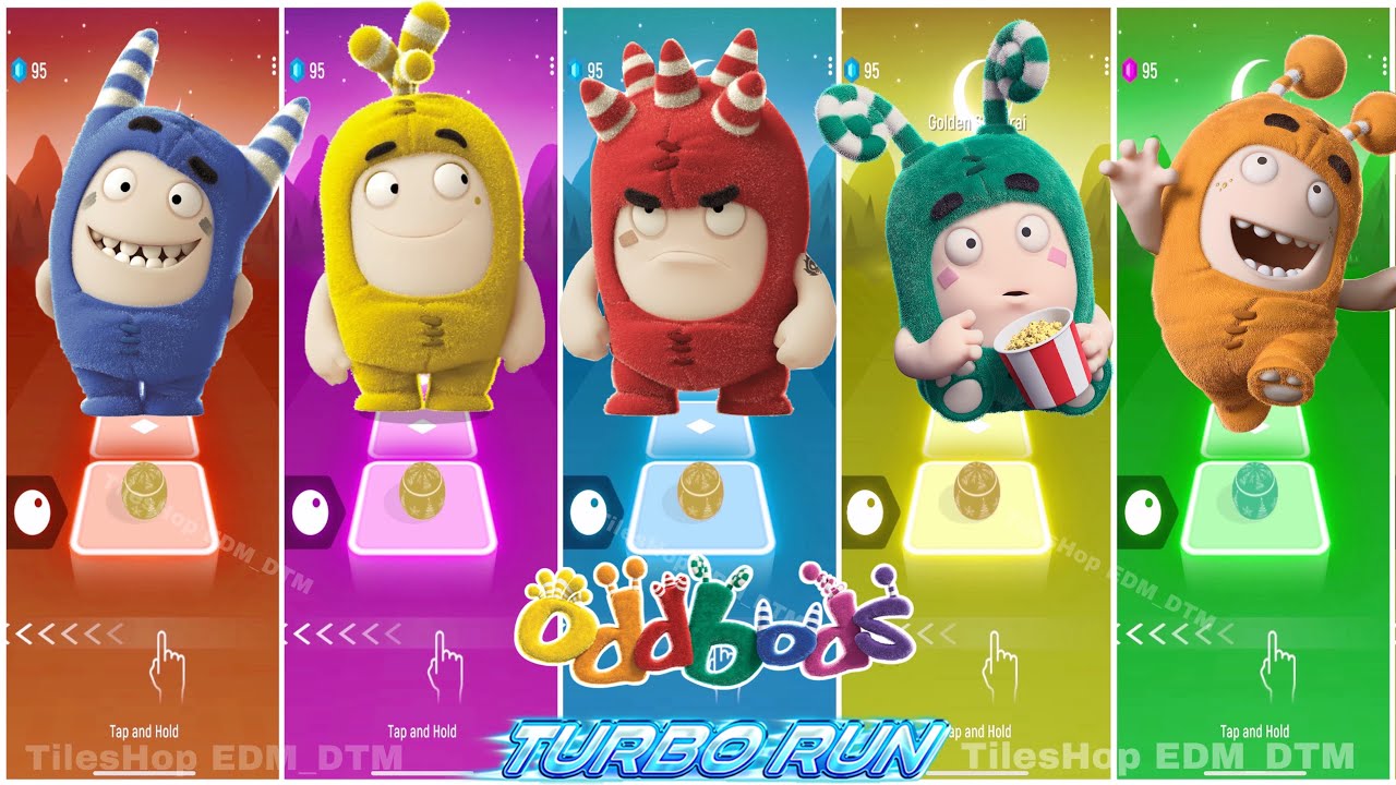 Oddbods Pogo 🆚 Oddbods Bubbles 🆚 Oddbods Fuse 🆚 Oddbods Zee 🆚 Oddbods Slick 🎶 Кто победит?