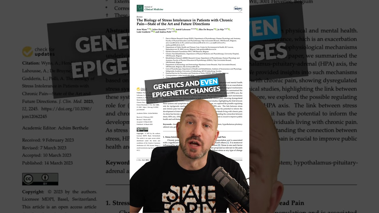 Stress Intolerance: The Missing Link in Pain Care