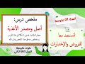 سلسلة الملخصات الجزء 01 أقوى ملخص لدرس أصل ومصدر الأغذية علوم طبيعية سنة 01 متوسط 