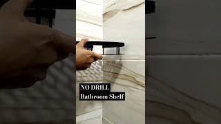 No Drill Wall Mounted Bathroom Shelf #aliexpress #aliexpresfinds #bathroom #loveit