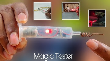 How to make non contact AC line tester || wireless tester || magic tester | useful gadget