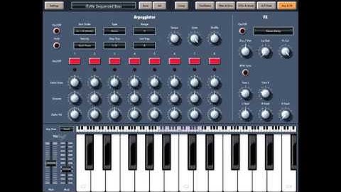 ITUTTLE SYNTH APP (Sounds Demo, NO talking)