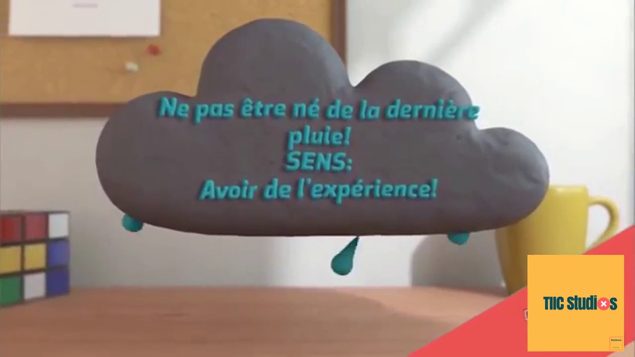 Ne Pas Etre Ne De La Derniere Pluie Video Tiic Studios Pour Decouvrir Les Expressions Idiomatiques Francaises Cours De Francais En Ligne