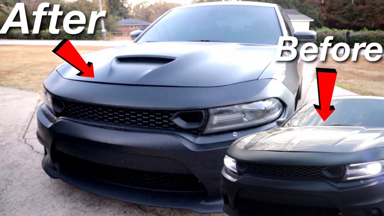 SXT Hood Swap To Scatpack Hood On My Dodge Charger RT