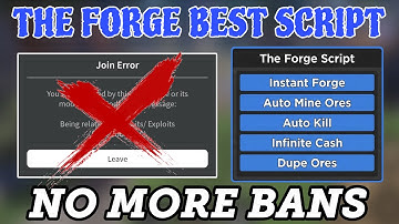 The Forge Script *NO KEY* - Auto Forge, Auto Farm, Auto Mine Ores, No Bans & More | PASTEBIN 2025