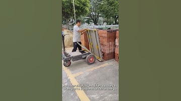 Modified Trolley Hack｜Efficient Brick Transport｜Construction Tool Innovation
