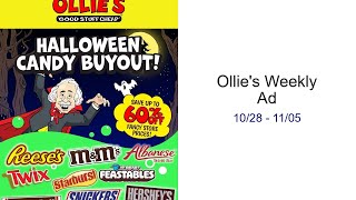 Ollie's Weekly Ad 10/28 - 11/05